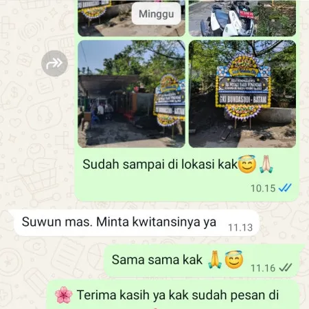 Pengiriman Papan Bunga Duka Ngareanak Singorojo