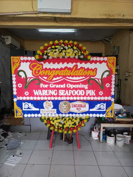 Papan Bunga Ucapan Selamat Ngareanak Singorojo